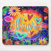 Tapis De Souris Prospérer Inspiriity Colorful Heart Fun (Devant)