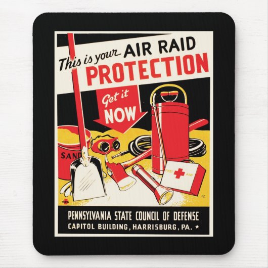 Tapis De Souris Protection aérienne (Devant)