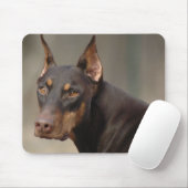 Tapis De Souris Protection de dobermann (Avec souris)