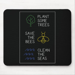 Tapis De Souris Protection de l'environnement, Arbres Plantes, Sau