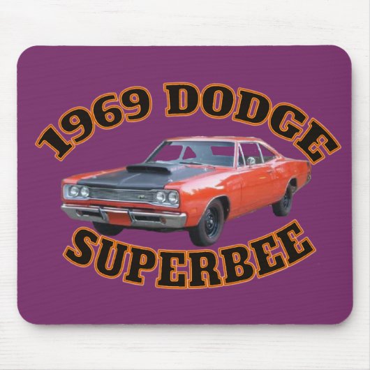 Tapis De Souris Protection de souris de 1969 Dodge Superbee (Devant)
