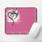 Tapis De Souris protection d'éclaboussure-coeur (Avec souris)