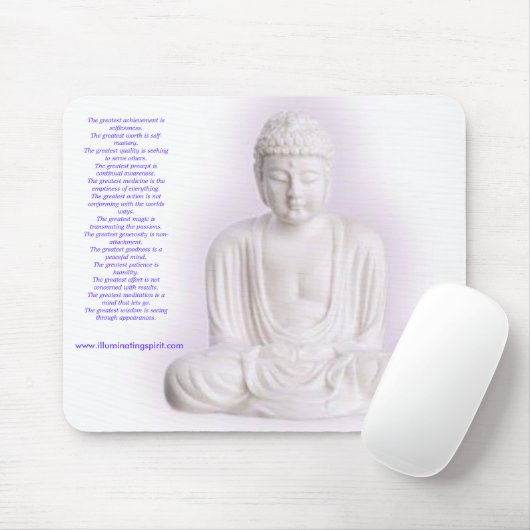 Tapis De Souris Protection d'inspiration de Bouddha (Avec souris)