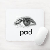 Tapis De Souris protection d'oeil (Avec souris)