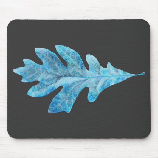 Tapis De Souris Protection RADIOACTIVE de feuille de chêne (Devant)