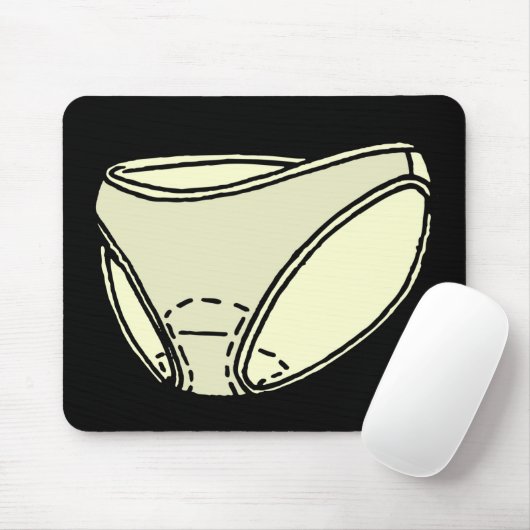 TAPIS DE SOURIS PROTECTIONS MENSTRUELLES DANS UNDERWARE (Avec souris)