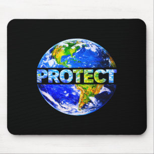 Tapis De Souris Protéger la planète Terre - Jour de la Terre envir