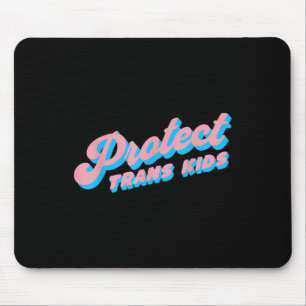 Tapis De Souris Protéger les enfants trans Lgbt Pride Queer