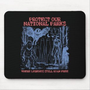 Tapis De Souris Protéger les parcs nationaux Mothman Cryptide Weir