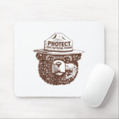 Tapis De Souris Protéger nos parcs Ours Graphic Parc national Funn (Avec souris)