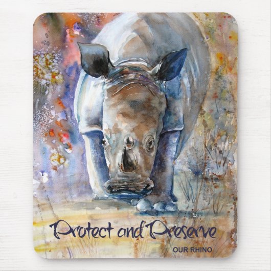 Tapis De Souris Protégez une conserve (Devant)