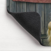 Tapis De Souris Proud Golden Retriever With American Flag (Coin)