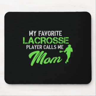 Tapis De Souris Proud Lacrosse Maman Goalie Joueur favori Graphiqu