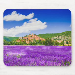 Tapis De Souris Provence lavande paysage mousepad