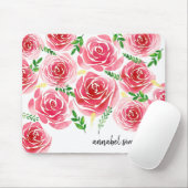 Tapis De Souris Provence Rose Personnalisé Mousepad (Avec souris)