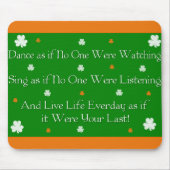 Tapis De Souris Proverbe irlandais Mousepad (Devant)