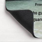 Tapis De Souris Proverbes 13:3 Celui qui garde ses lèvres... (Coin)