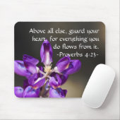 Tapis De Souris Proverbes 4:23 (Avec souris)