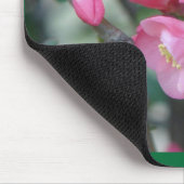 Tapis De Souris Province à fleurs rose du printemps (Coin)
