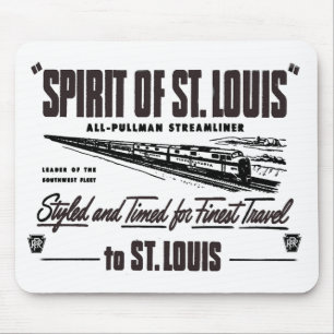 Tapis De Souris PRR L'esprit du train de voyageurs St. Louis