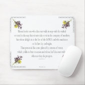 Tapis De Souris PSAUM 1:1-3 Botanic design, (Avec souris)