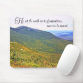 Tapis De Souris Psaume 104:5 Mousepad (Avec souris)