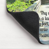 Tapis De Souris Psaume 119:105 Ta parole est une lampe... (Coin)