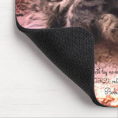 Tapis de souris Psaume 4:8 Kitty Cat (Coin)