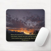 Tapis De Souris Psaume 90:2 Sierra Sunset (Avec souris)