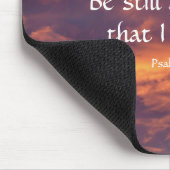 Tapis De Souris Psaume Ciel du matin 46:10 Inspirationnel (Coin)