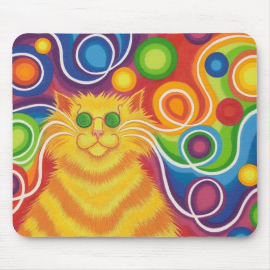 Tapis De Souris Psy-cat-delic mousepad (Devant)