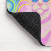 Tapis De Souris Psy-cat-delic Pink mousepad (Coin)