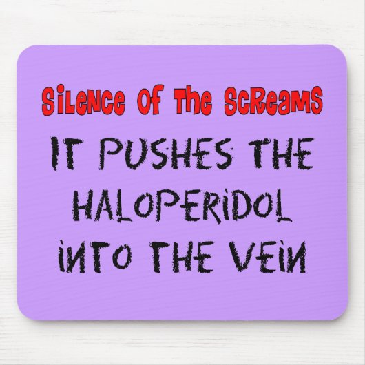 Tapis De Souris Psych Infirmière Cadeaux Hilarious (Devant)