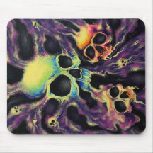"Psychedelia" Grappe crânienne Art Designer Pad so