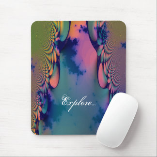 Tapis De Souris Psychédélique Soixante-Siècle Cravate-Dye