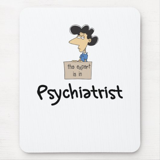Tapis De Souris Psychiatre drôle Mousepad (Devant)