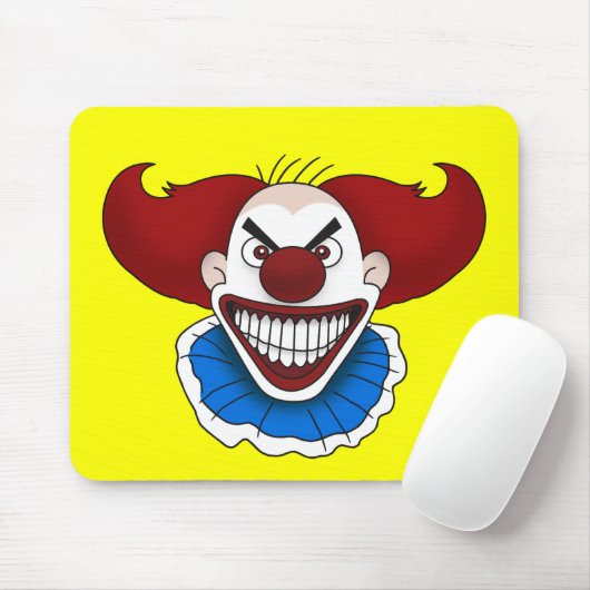 Tapis De Souris Psycho Clown Mousepad (Avec souris)