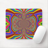 Tapis De Souris Psycho Inversion couleur Mousepad (Avec souris)