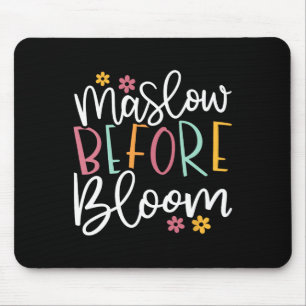 Tapis De Souris Psychologue Maslow Avant Bloom Sped Enseignant Clr