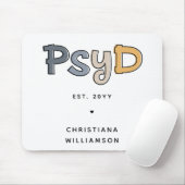 Tapis De Souris Psychologue PsyD sur mesure (Avec souris)