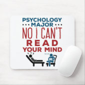 Tapis De Souris Psychology Major No I Can't Read Your Mind (Avec souris)