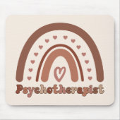 Tapis De Souris Psychothérapeute Boho Rainbow (Devant)