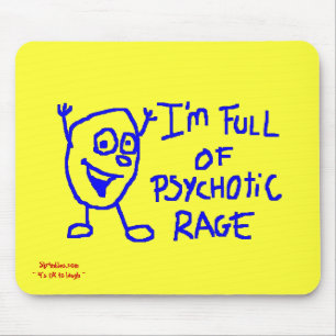 Tapis de souris psychotique