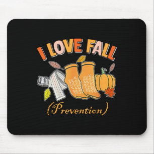 Tapis De Souris Pt Nurse Chute I Love Automne Prévention Chute Phy