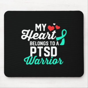 Tapis De Souris Ptsd Stress Guerrier Survivant Support Sensibilisa
