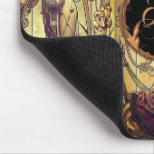 Tapis De Souris Publicité Art nouveau femme Hingre (Coin)