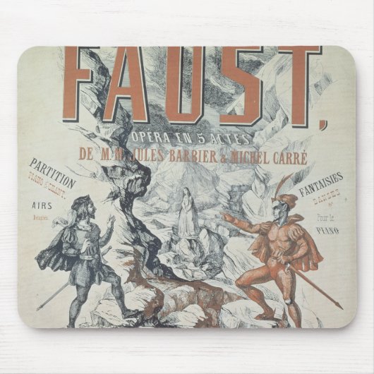 Tapis De Souris Publicité par affichage 'Faust (Devant)