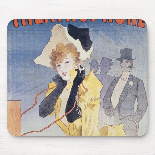 Tapis De Souris Publicité par affichage le 'Theatrophone (Devant)
