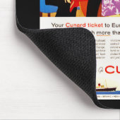 Tapis De Souris Publicité pour la fête de la Reine Cunard (Coin)