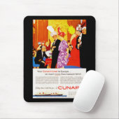 Tapis De Souris Publicité pour la fête de la Reine Cunard (Avec souris)